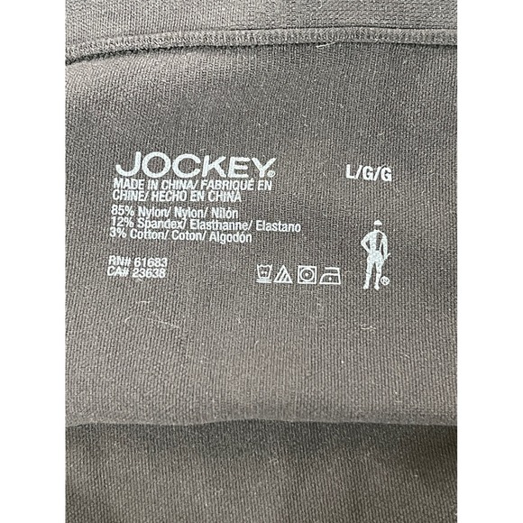 Jockey Women's Black Smoothing Seamless Shapewear Shorts L/G Tummy Control‎ - Picture 3 of 4